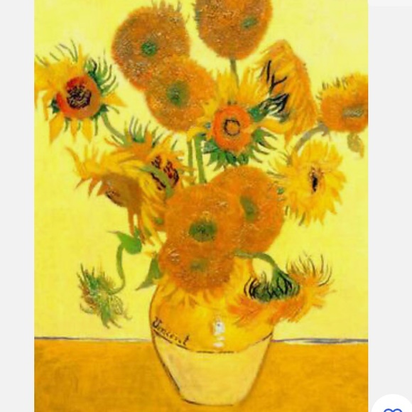 150 Pieces Jigsaw Puzzle Vincent Van Gogh Sunflower New with in a plastic tube.